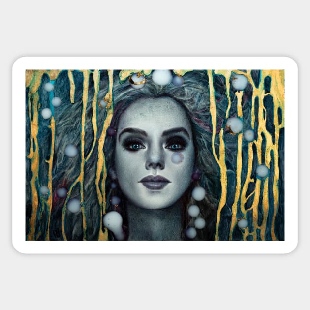 Tethys Tears Sticker by RebeccaYanovskaya